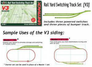 Kato Unitrack 20-862 - (V3) Sidings Track Set