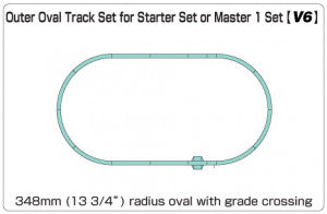 Kato Unitrack 20-865 - (V6) Outer Oval Track Set