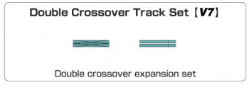 Kato Unitrack 20-866 - (V7) Double Crossover Track Set