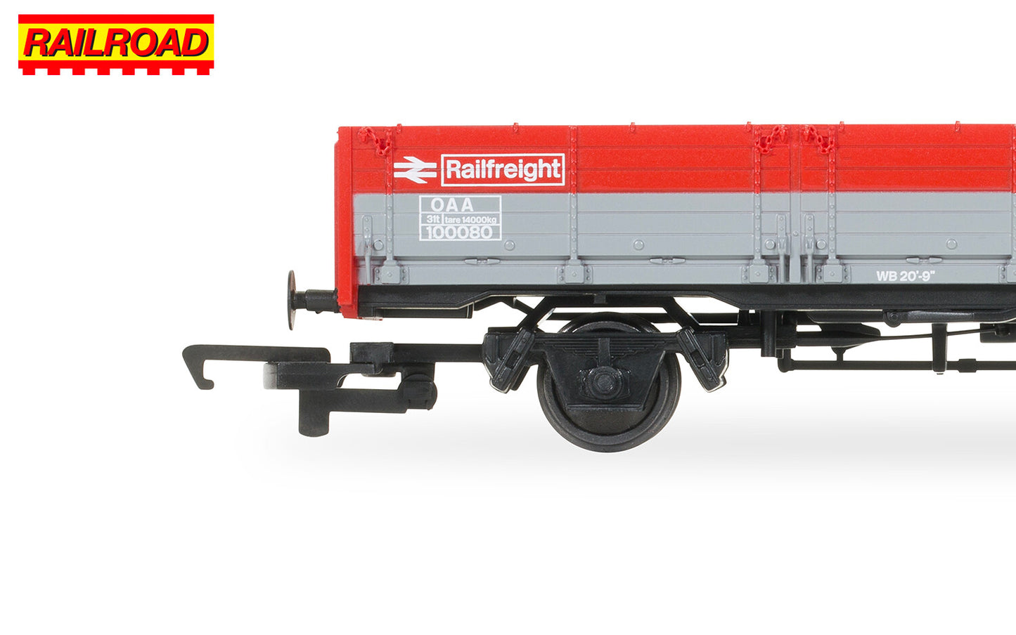 Hornby R60142 - BR Railfreight Open Wagon (OAA) '100080'