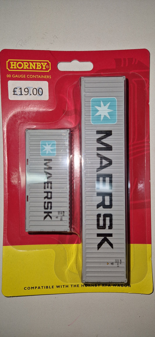 Hornby R60126 - Maersk 40ft & 20ft Containers