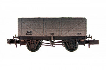 Dapol 2F-071-045 - BR P238845 7 Plank Wagon (Weathered)