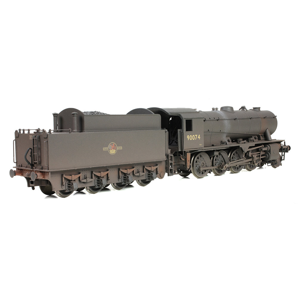 Bachmann 32-259A - WD Austerity 90074 BR Black (Late Crest) [Weathered]