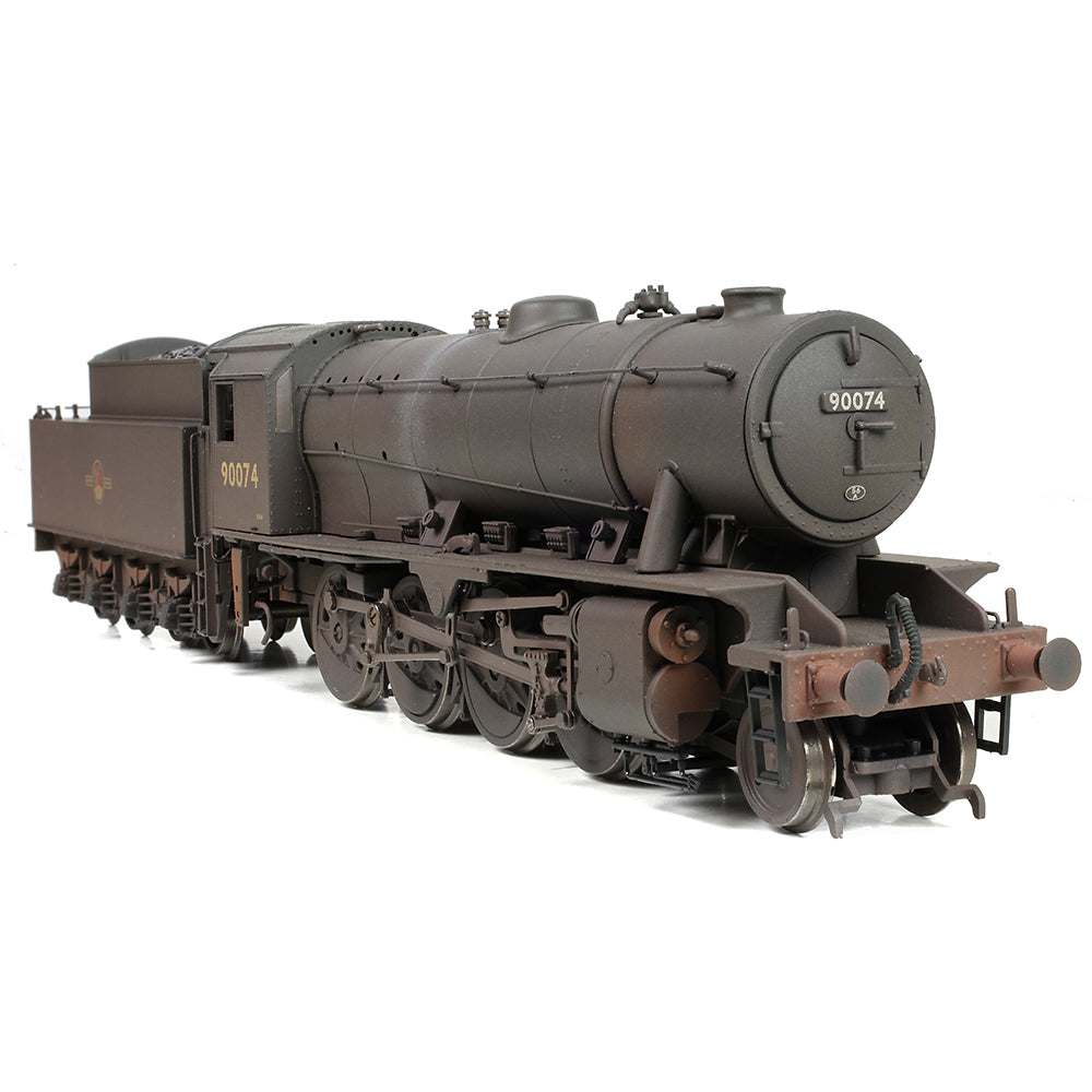 Bachmann 32-259A - WD Austerity 90074 BR Black (Late Crest) [Weathered]