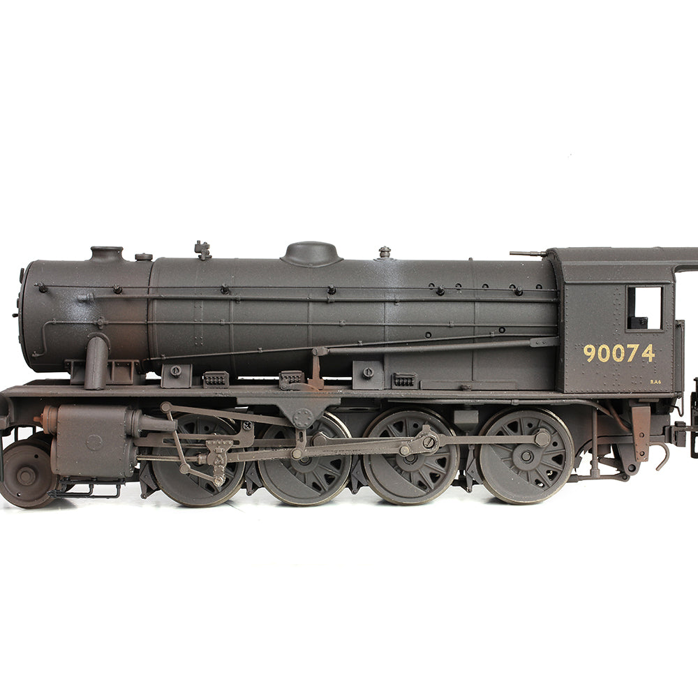 Bachmann 32-259A - WD Austerity 90074 BR Black (Late Crest) [Weathered]