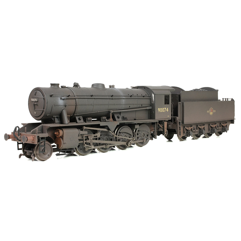 Bachmann 32-259A - WD Austerity 90074 BR Black (Late Crest) [Weathered]