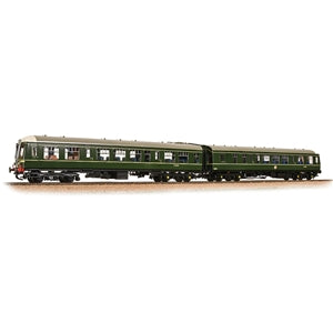 Bachmann 32-900C - Class 108 Two Car DMU BR Green with Speed Whiskers