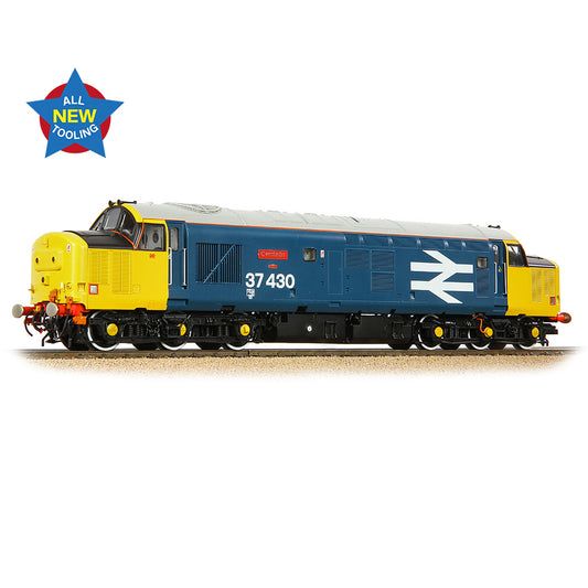 Bachmann 35-335 - Class 37/4 Refurbished 37430 'Cwmbran' BR Blue (Large Logo)