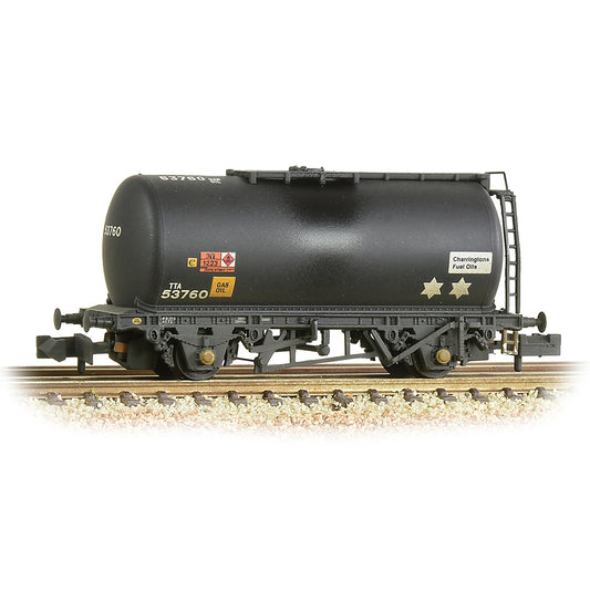 Graham Farish 373-783 - TTA Tank Wagon 'Charringtons' Black (Weathered)