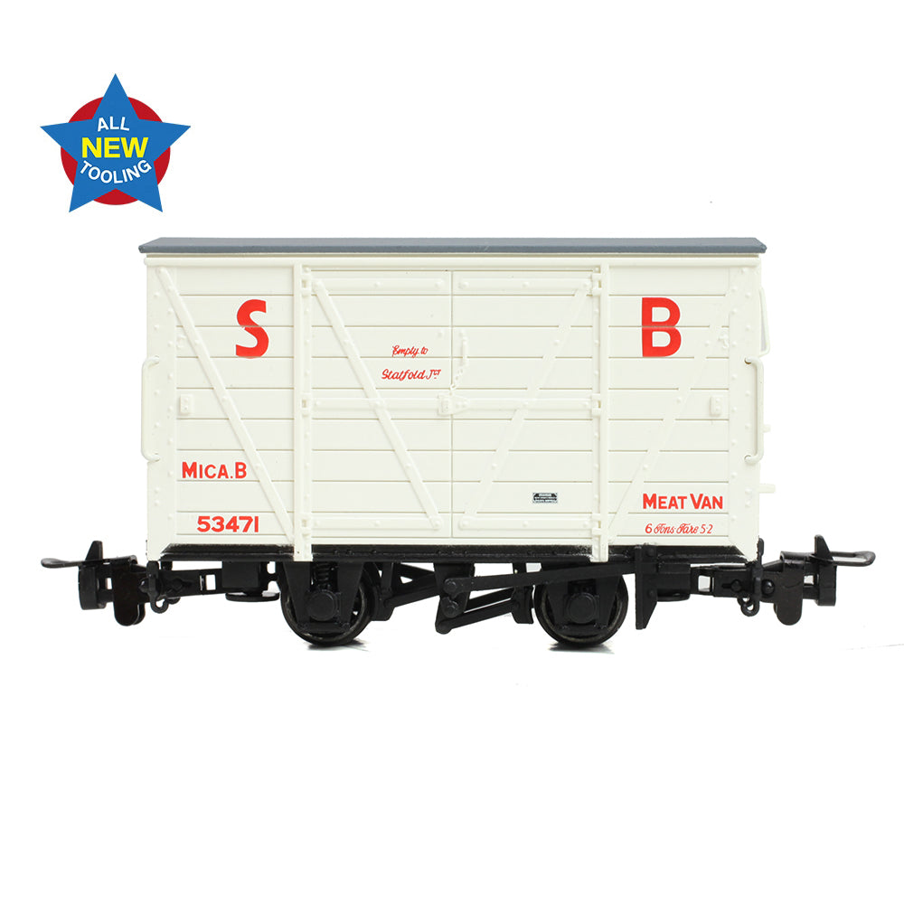 Bachmann Narrow Gauge 393-127 - RNAD Van Statfold Barn Railway White 'MICA B'