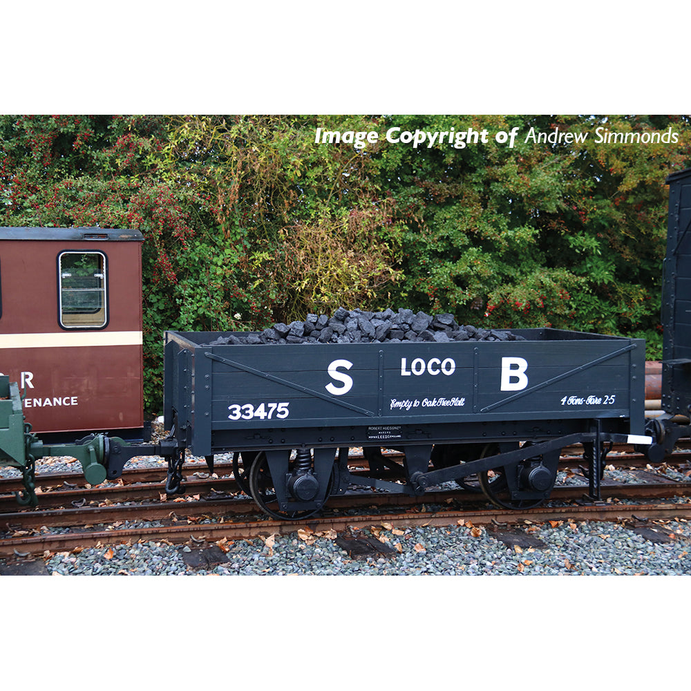 Bachmann Narrow Gauge 393-150 - RNAD Rebuilt Open Wagon Statfold Barn Railway Grey