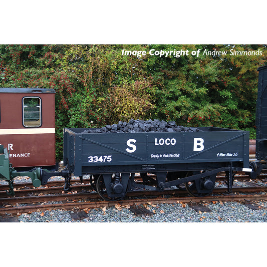 Bachmann Narrow Gauge 393-150 - RNAD Rebuilt Open Wagon Statfold Barn Railway Grey