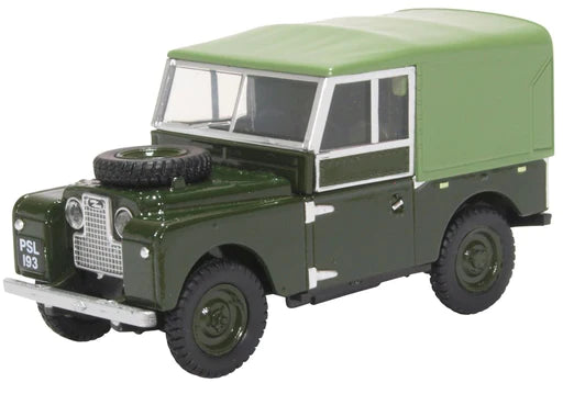 Oxford Diecast 43LAN188024 - Land Rover Series 1 88" Canvas Bronze Green