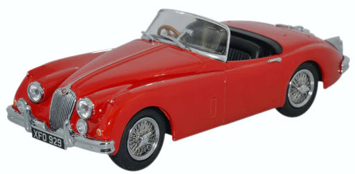 Oxford Diecast 43XK150008 - Jaguar XK150 Roadster Carmen Red