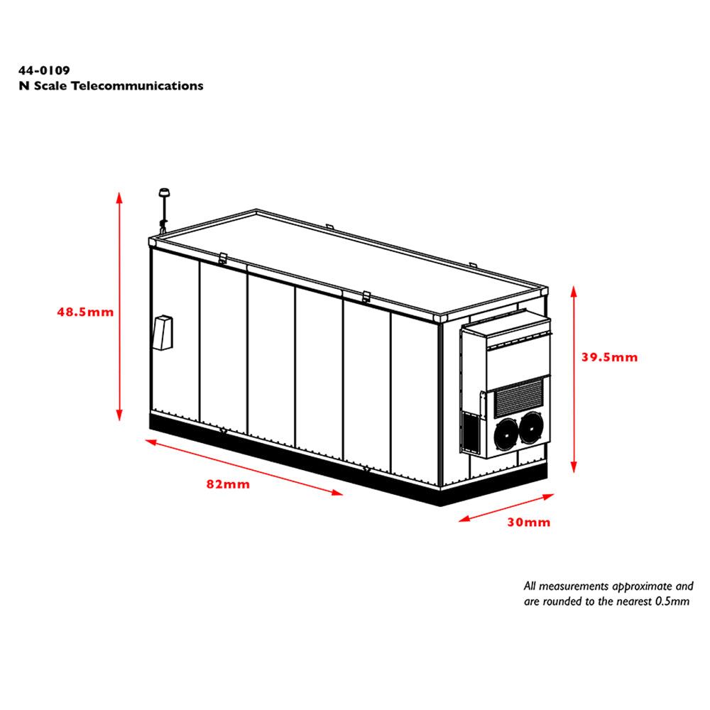 Bachmann 44-0109 - Telecommunications Cabin