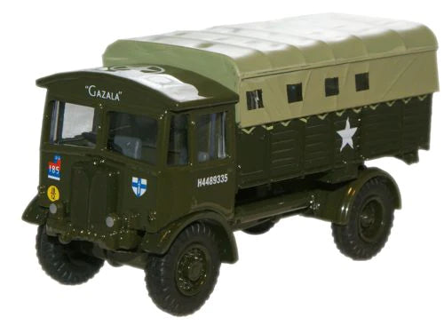 Oxford Diecast 76AEC008 - British Army Mickey Mouse AEC Matador Artillery Tractor