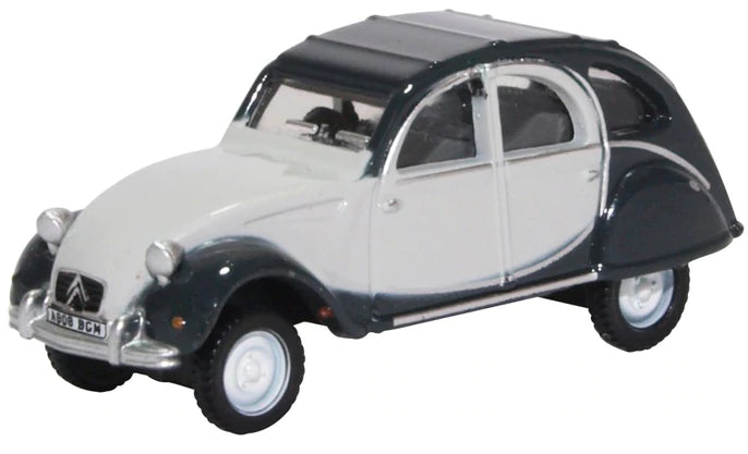 Oxford Diecast 76CT006 - Citroen 2CV Charleston Cormorant Grey/Midnight Grey