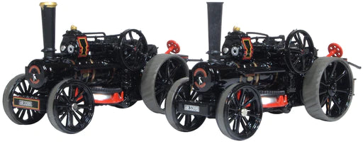 Oxford Diecast 76FBB006 - Fowler BB1 Ploughing Engine x 2