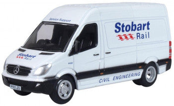 Oxford Diecast 76MSV002 - Mercedes Sprinter Van Stobart Rail