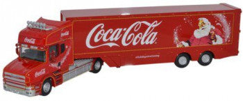 Oxford Diecast 76TCAB004CC - Scania T Cab Coca-Cola Christmas Truck