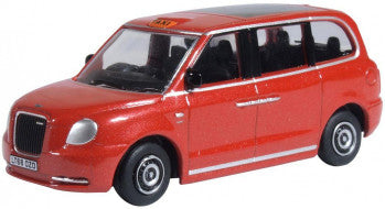 Oxford Diecast 76TX5002 - LEVC TX Taxi Tupelo Red