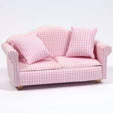 Streets Ahead DF1162 - Pink/White Sofa