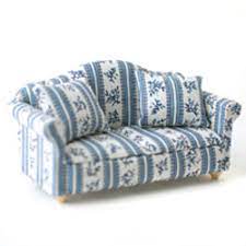 Streets Ahead DF890 - Blue/White Sofa