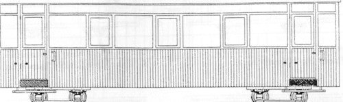 Dundas Models DM40 - Welsh Highland Railway Bogie Coach