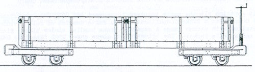 Dundas Models DM65 - Hudson Steel Dropside Bogie Open Wagon