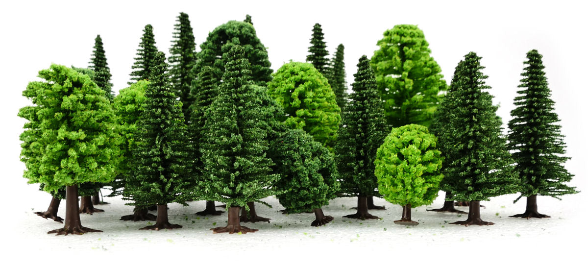 Gaugemaster GM121 - Mixed Trees (25 pcs)