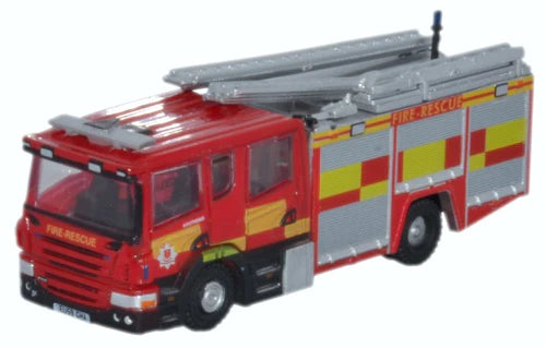 Oxford Diecast NSFE005 - Scania Pump Ladder Essex F & R