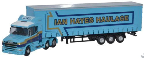 Oxford Diecast NTCAB002 - Scania T Cab Curtainside Ian Hayes