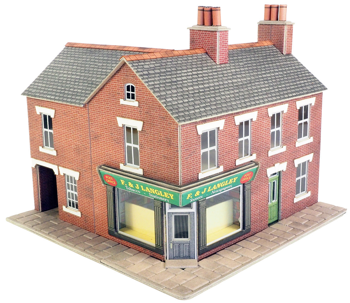 Metcalfe PO263 - Corner Shop Red Brick Style