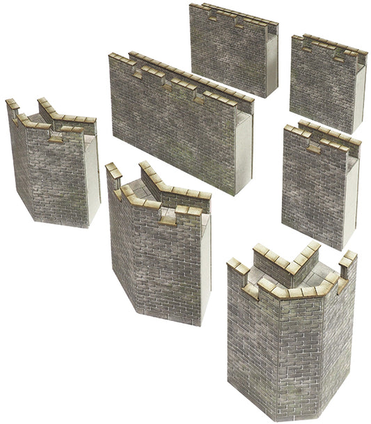 Metcalfe PO293 - Castle Curtain Walls