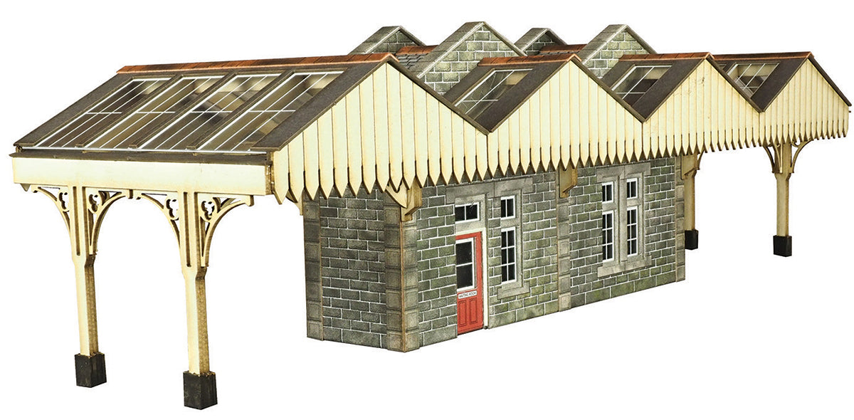 Metcalfe PO322 - Island Platform Buildings - OO/HO Scale