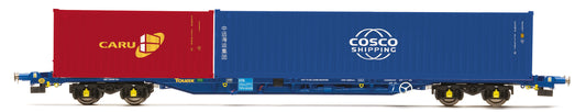 Hornby R60132 - KFA Container Wagon with (40ft & 20ft Containers) 'Touax'