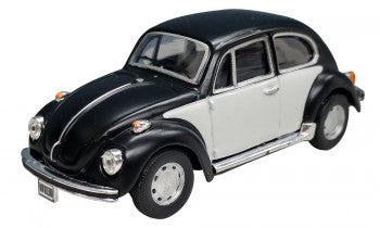 Cararama 410541 - VW Beetle Black/White