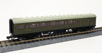 Dapol 2P-012-075 - Maunsell Coach SR Brake Composite Lined Green 6565