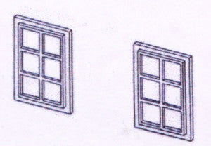 Dornaplas B20 - 6 Pane Windows (20 windows per kit)