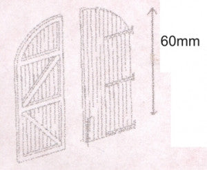 Dornaplas B23 - Engine Shed / Goods Shed Doors (two left and two right hand doors per kit)