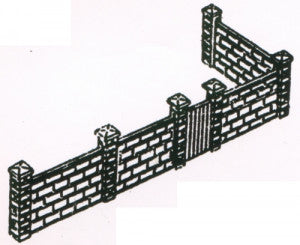 Dornaplas B6 - Gate & Brick Walls (4 sprues per pack)