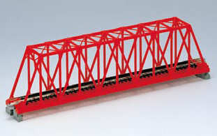 Kato Unitrack 20-430  (S248T) - Single Truss Bridge 9 3/4 (248mm) Red