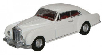 Oxford Diecast 76BCF003 - Olympic White Bentley S1 Continental Fastback