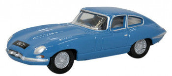 Oxford Diecast 76ETYP010 - Jaguar E Type Coupe Bluebird Blue (Donald Campbell)