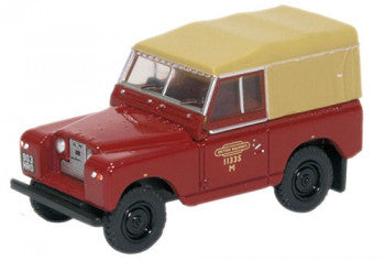 Oxford Diecast 76LR2S002 - Land Rover Series II SWB Canvas British Rail