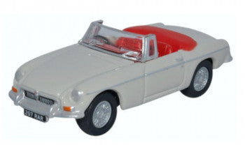 Oxford Diecast 76MGB007 - MGB Roadster Chelsea Grey