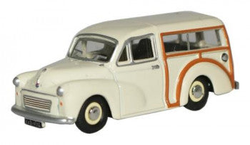 Oxford Diecast 76MMT001 - Morris Minor Traveller in Old English White