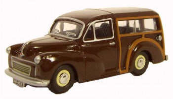 Oxford Diecast 76MMT003 - Morris Minor Traveller 1967 in Maroon