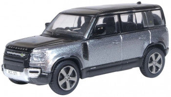 Oxford Diecast 76ND110X002 - New Land Rover Defender 110X Eiger Grey