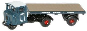 Oxford Diecast NMH007 - Pickfords Mechanical Horse Flatbed Trailer